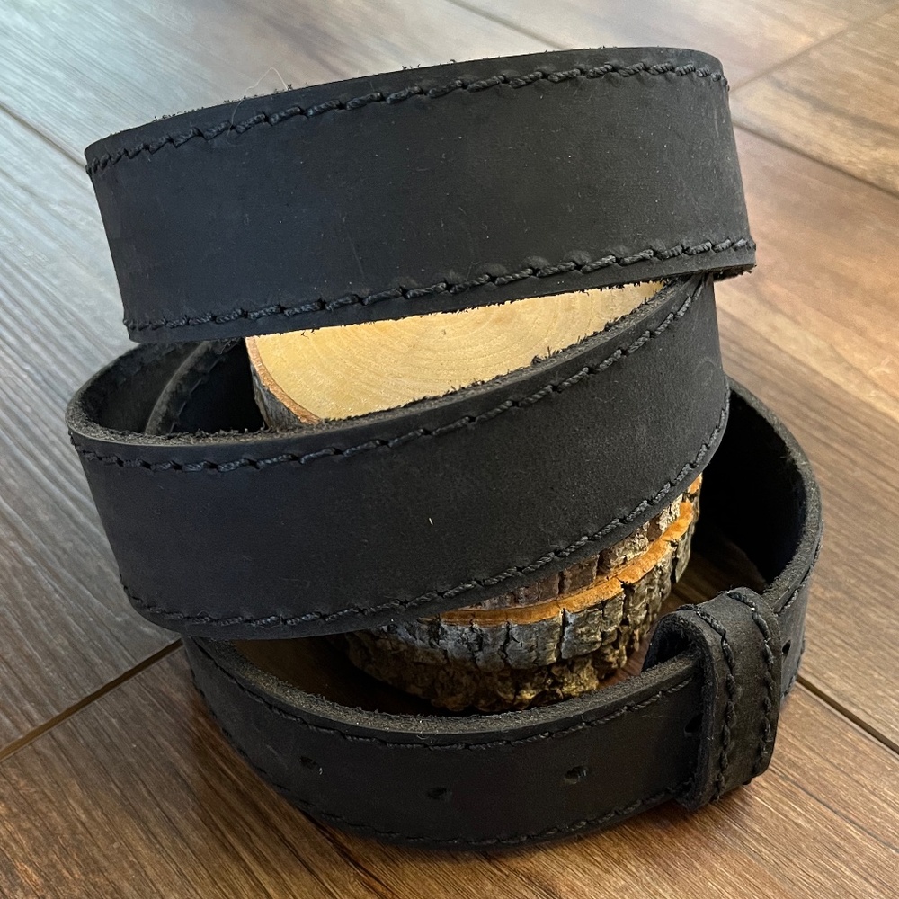 The Belt Shoppe Gray Suede